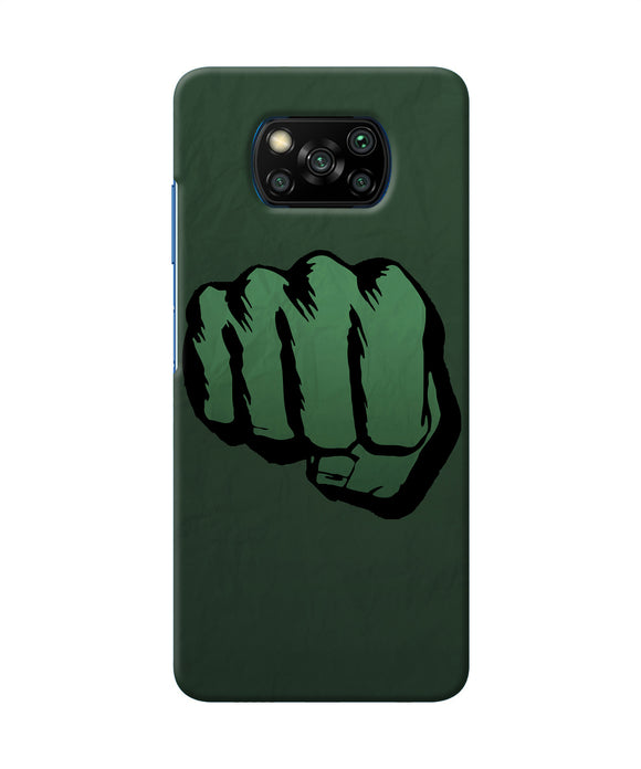 Hulk Smash Logo Poco X3/X3 Pro Back Cover