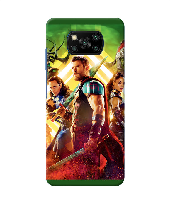 Avengers Thor Poster Poco X3/X3 Pro Back Cover