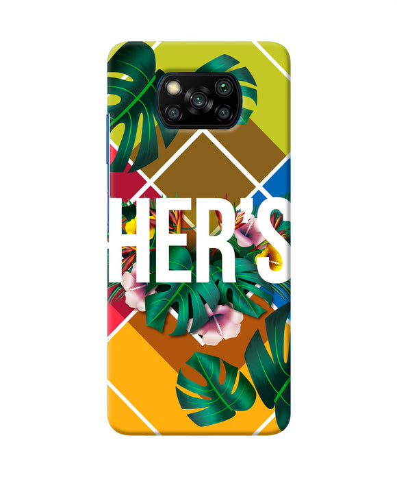 His Her Two Poco X3/X3 Pro Back Cover