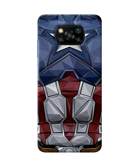 Captain Suit Poco X3/X3 Pro Back Cover