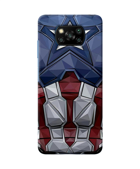 Captain Suit Poco X3/X3 Pro Back Cover