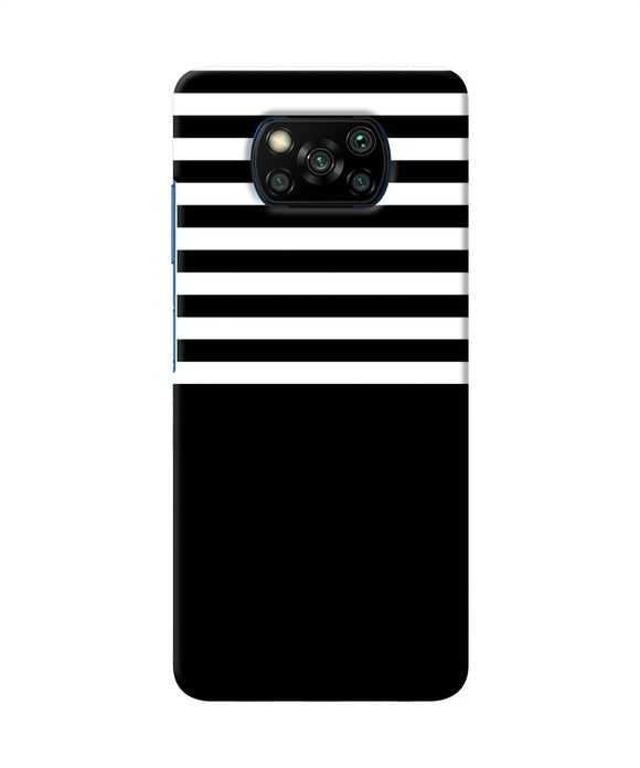 Black And White Print Poco X3/X3 Pro Back Cover