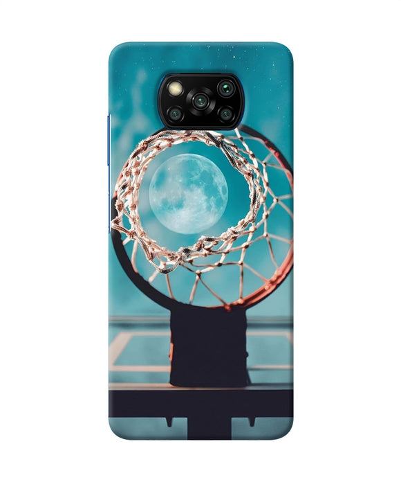 Basket Ball Moon Poco X3/X3 Pro Back Cover
