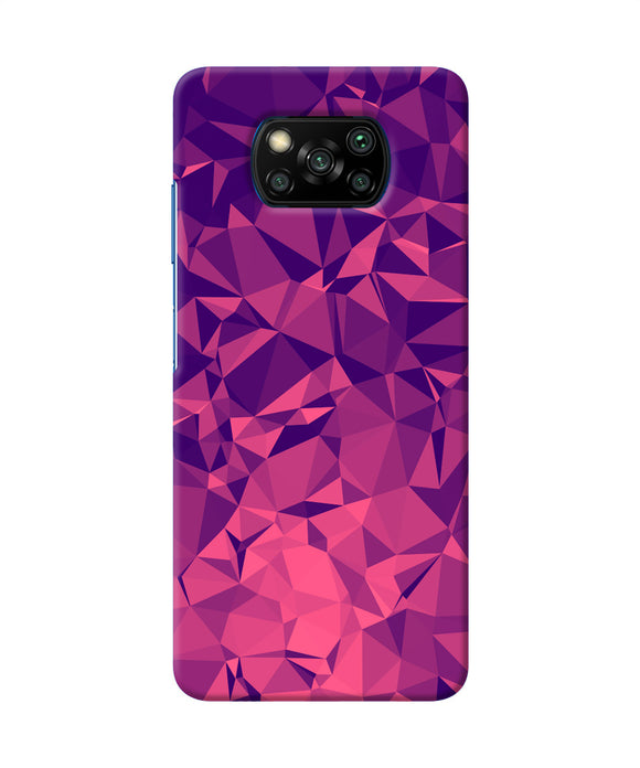 Abstract Red Blue Shine Poco X3/X3 Pro Back Cover