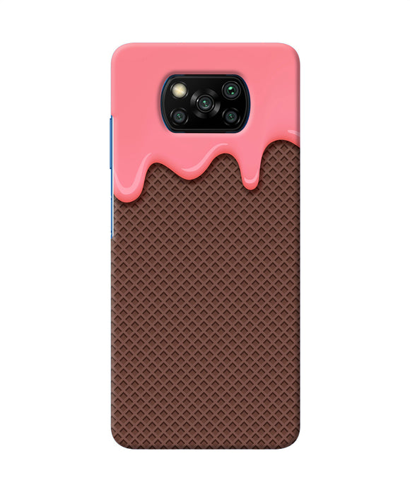 Waffle Cream Biscuit Poco X3/X3 Pro Back Cover
