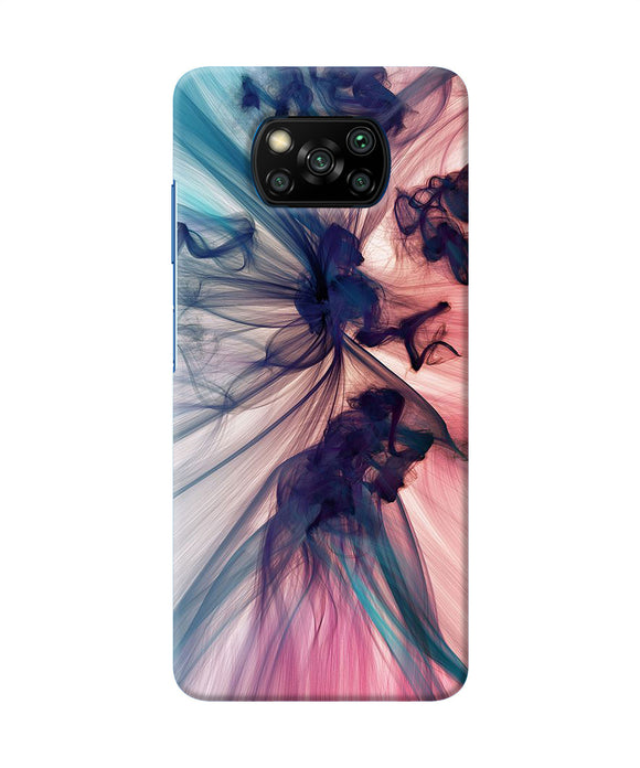 Abstract Black Smoke Poco X3/X3 Pro Back Cover