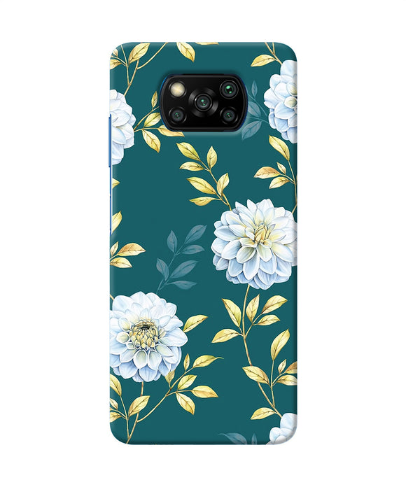 Flower Canvas Poco X3/X3 Pro Back Cover