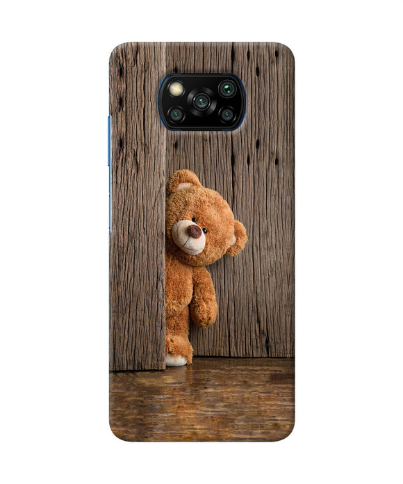 Teddy Wooden Poco X3/X3 Pro Back Cover