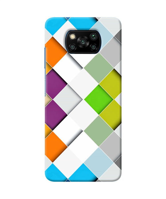 Abstract Color Box Poco X3/X3 Pro Back Cover