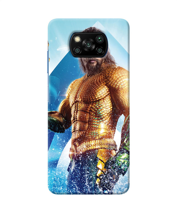 Aquaman Water Poster Poco X3/X3 Pro Back Cover