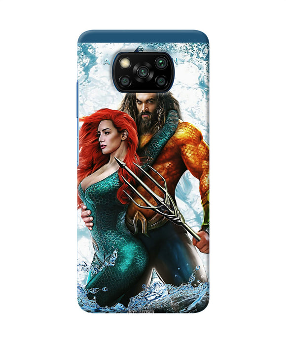 Aquaman Couple Water Poco X3/X3 Pro Back Cover