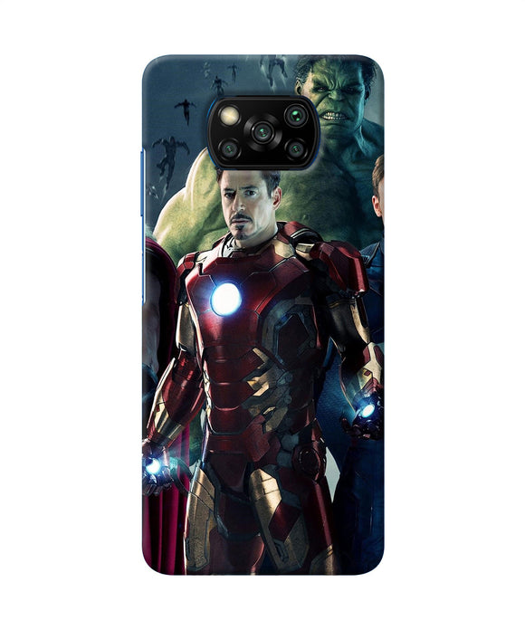 Ironman Hulk Space Poco X3/X3 Pro Back Cover