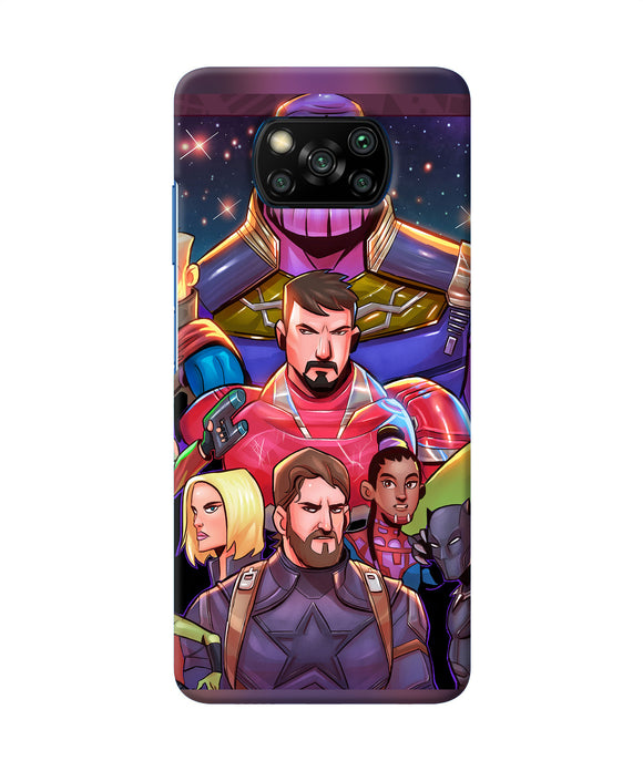 Avengers Animate Poco X3/X3 Pro Back Cover