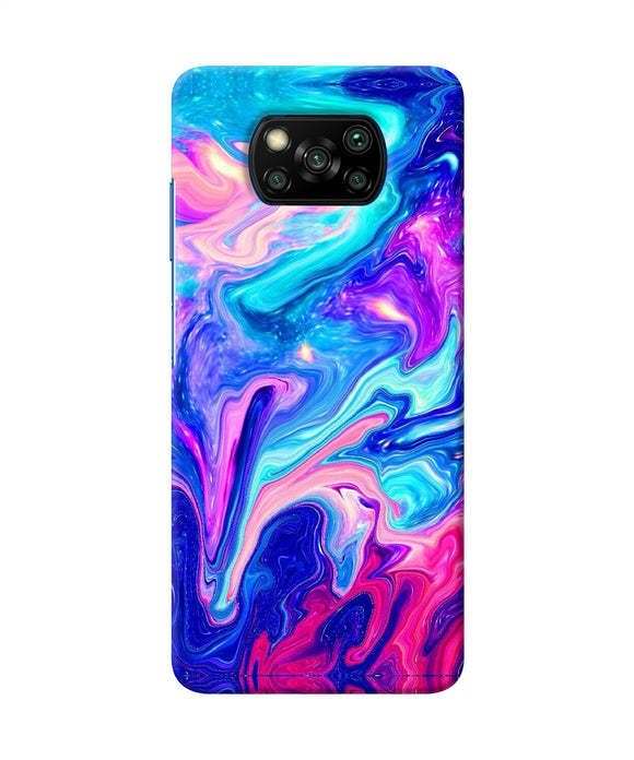 Abstract Colorful Water Poco X3/X3 Pro Back Cover