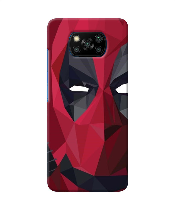 Abstract Deadpool Half Mask Poco X3/X3 Pro Back Cover
