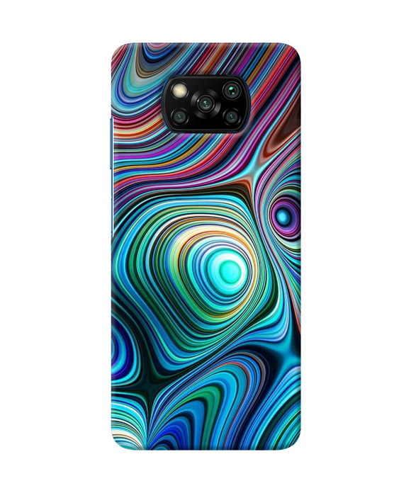 Abstract Coloful Waves Poco X3/X3 Pro Back Cover