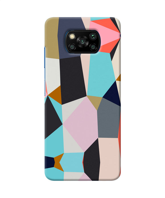 Abstract Colorful Shapes Poco X3/X3 Pro Back Cover