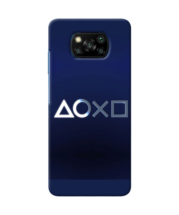 Aoxo Logo Poco X3/X3 Pro Back Cover