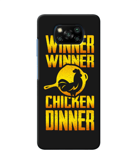Pubg Chicken Dinner Poco X3/X3 Pro Back Cover