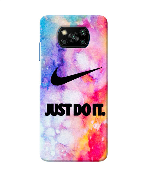 Just Do It Colors Poco X3/X3 Pro Back Cover