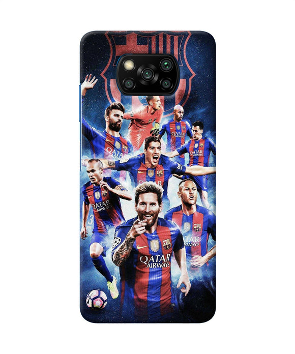 Messi Fcb Team Poco X3/X3 Pro Back Cover