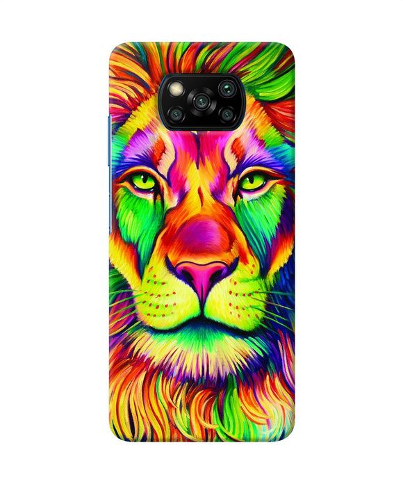 Lion Color Poster Poco X3/X3 Pro Back Cover