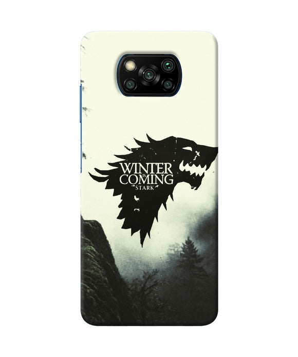 Winter Coming Stark Poco X3/X3 Pro Back Cover