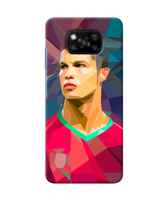 Abstract Ronaldo Poco X3/X3 Pro Back Cover