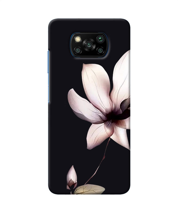 Flower White Poco X3/X3 Pro Back Cover