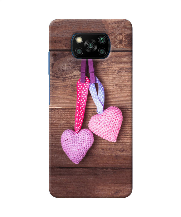 Two Gift Hearts Poco X3/X3 Pro Back Cover