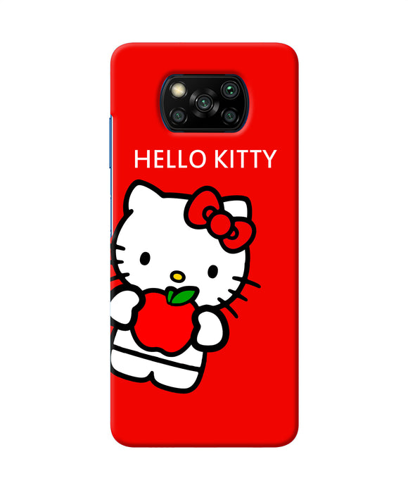 Hello Kitty Red Poco X3/X3 Pro Back Cover