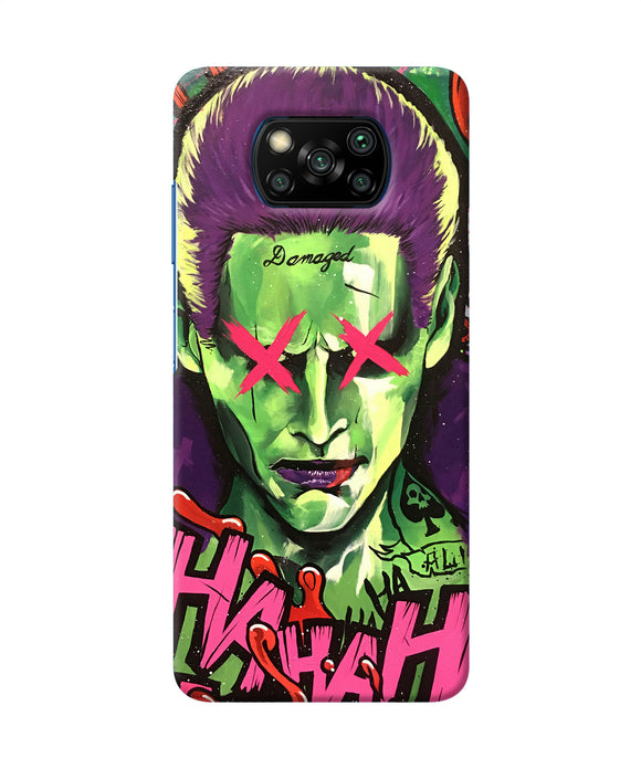 Damaged Joker Anim Poco X3/X3 Pro Back Cover
