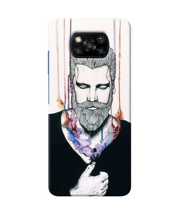Beard Man Character Poco X3/X3 Pro Back Cover