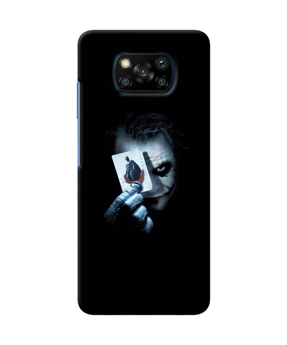 Joker Dark Knight Card Poco X3/X3 Pro Back Cover