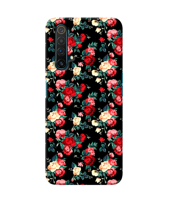 Rose Pattern Realme X3 Back Cover