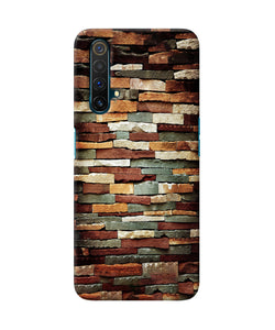 Bricks Pattern Realme X3 Back Cover