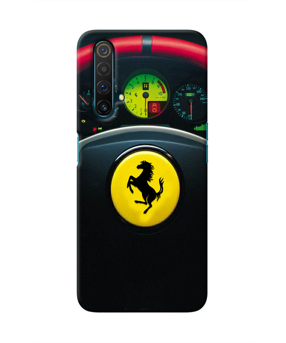 Ferrari Steeriing Wheel Realme X3 Real 4D Back Cover