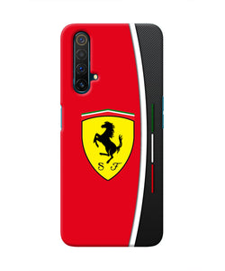 Ferrari Abstract Red Realme X3 Real 4D Back Cover