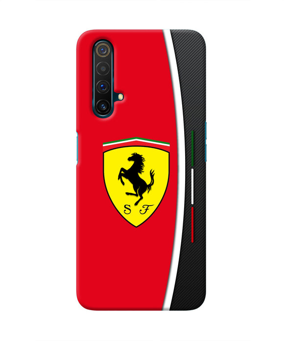 Ferrari Abstract Red Realme X3 Real 4D Back Cover