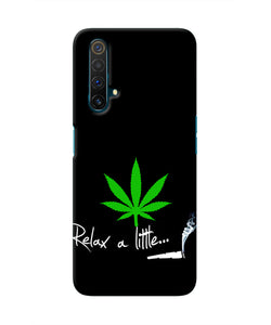Weed Relax Quote Realme X3 Real 4D Back Cover