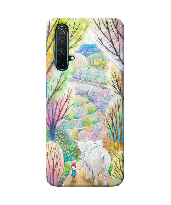 Natual Elephant Girl Realme X3 Back Cover