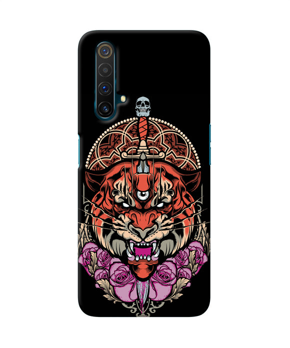 Abstract Tiger Realme X3 Back Cover