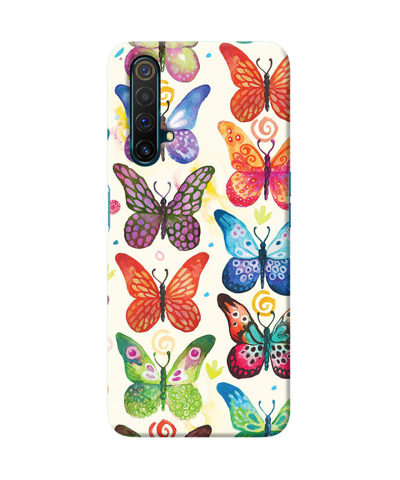 Abstract Butterfly Print Realme X3 Back Cover