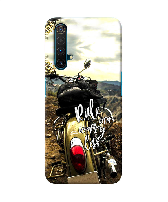 Ride More Worry Less Realme X3 Back Cover
