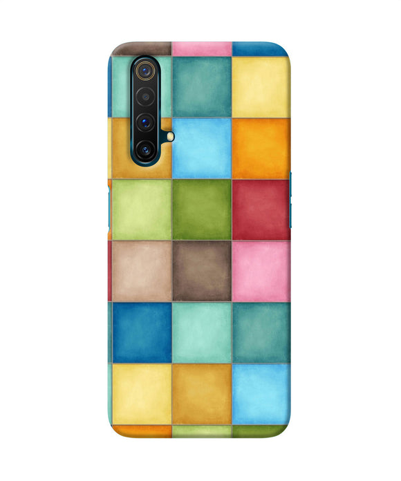 Abstract Colorful Squares Realme X3 Back Cover