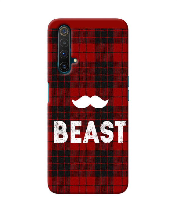 Beast Red Square Realme X3 Back Cover