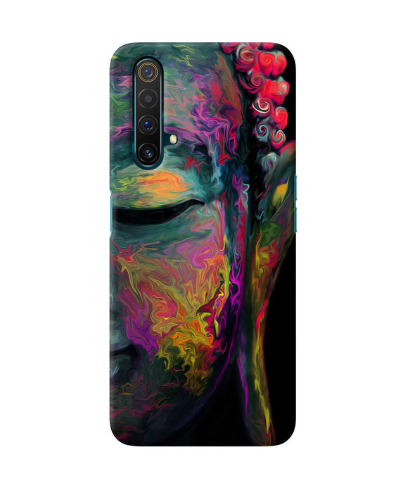 Buddha Face Painting Realme X3 Back Cover