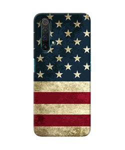 Vintage Us Flag Realme X3 Back Cover