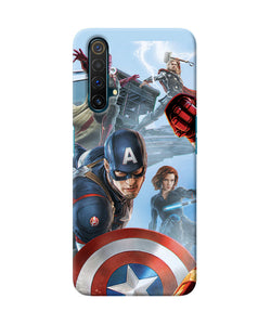 Avengers On The Sky Realme X3 Back Cover