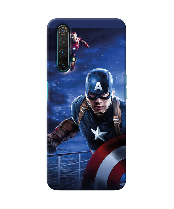 Captain With Ironman Realme X3 Back Cover